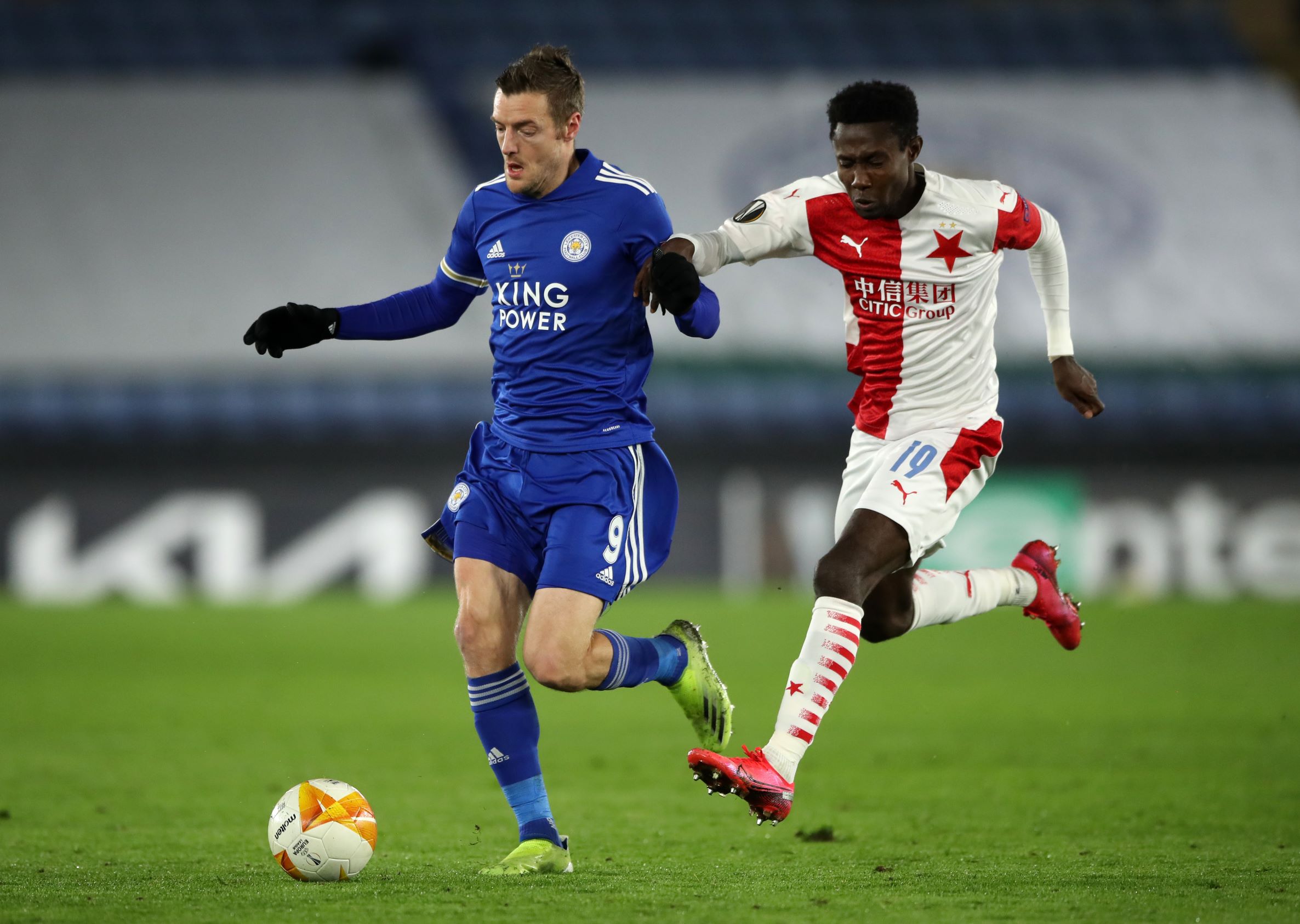 Slavia Prague hold Leicester to goalless draw in first leg of Europa League  last-32 tie