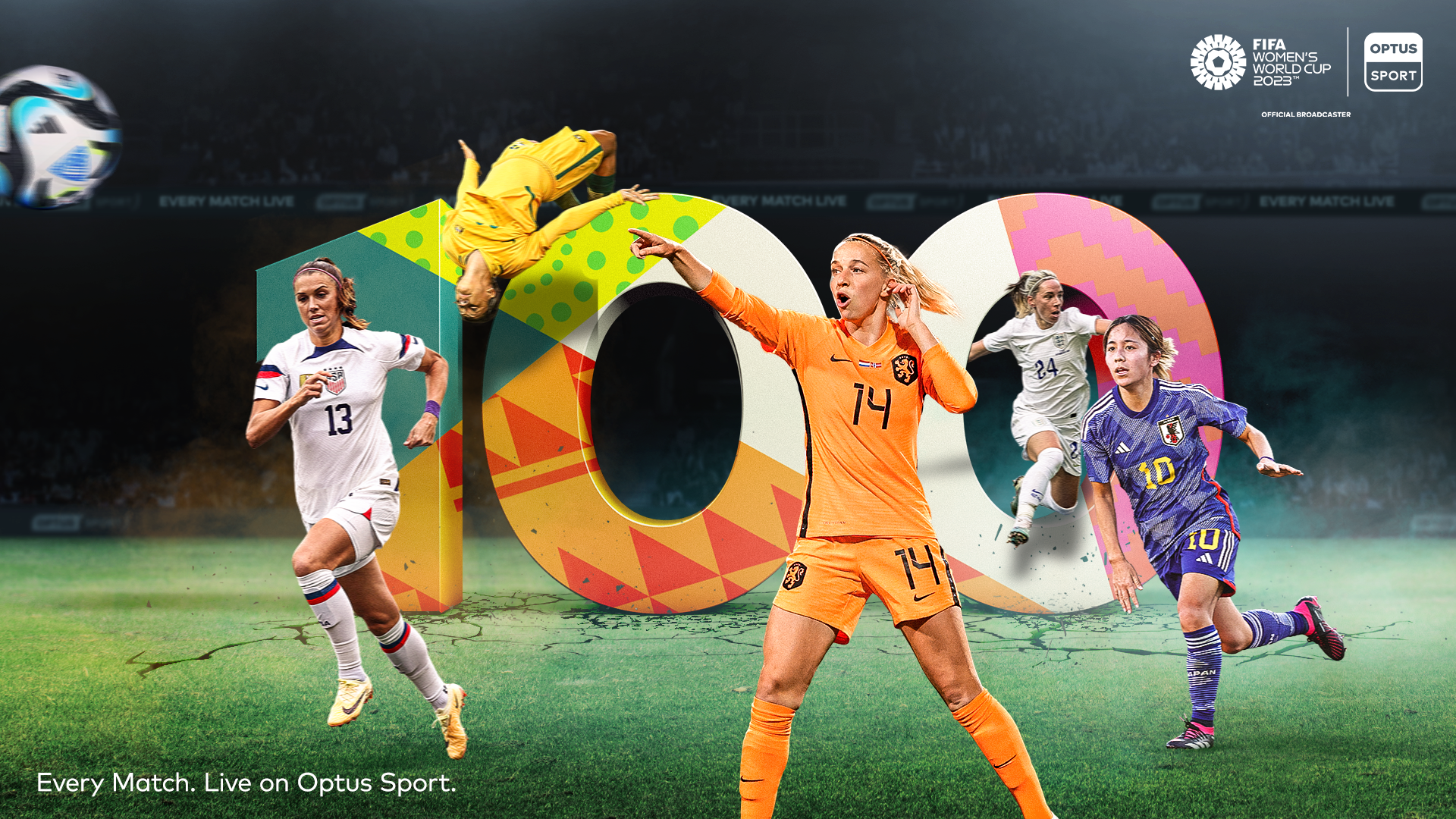 100 days until the FIFA Womens World Cup 2023 kicks off in Australia and New Zealand