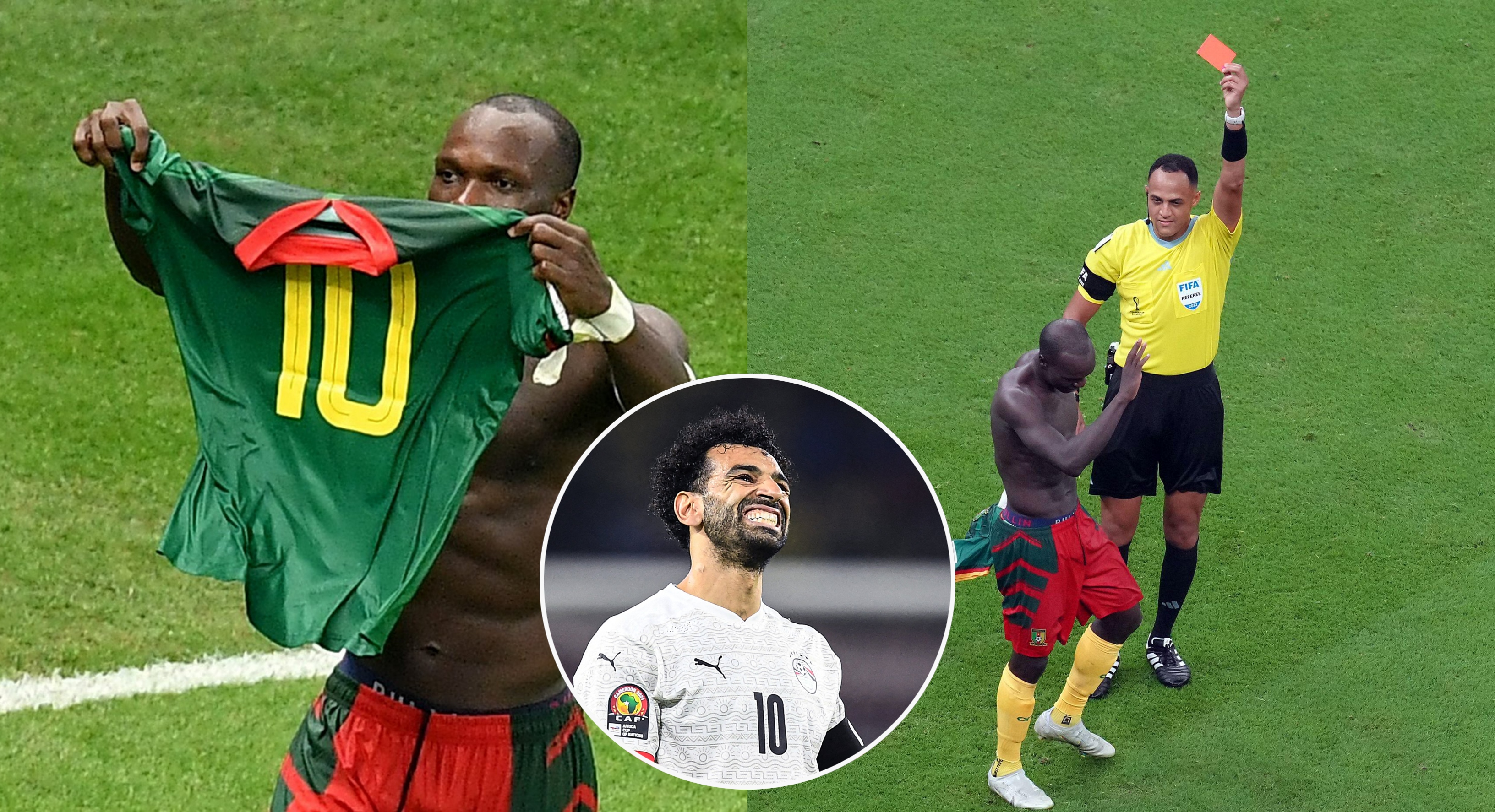 Why did Vincent Aboubakar get a yellow card for taking shirt off in  celebration? - The Athletic