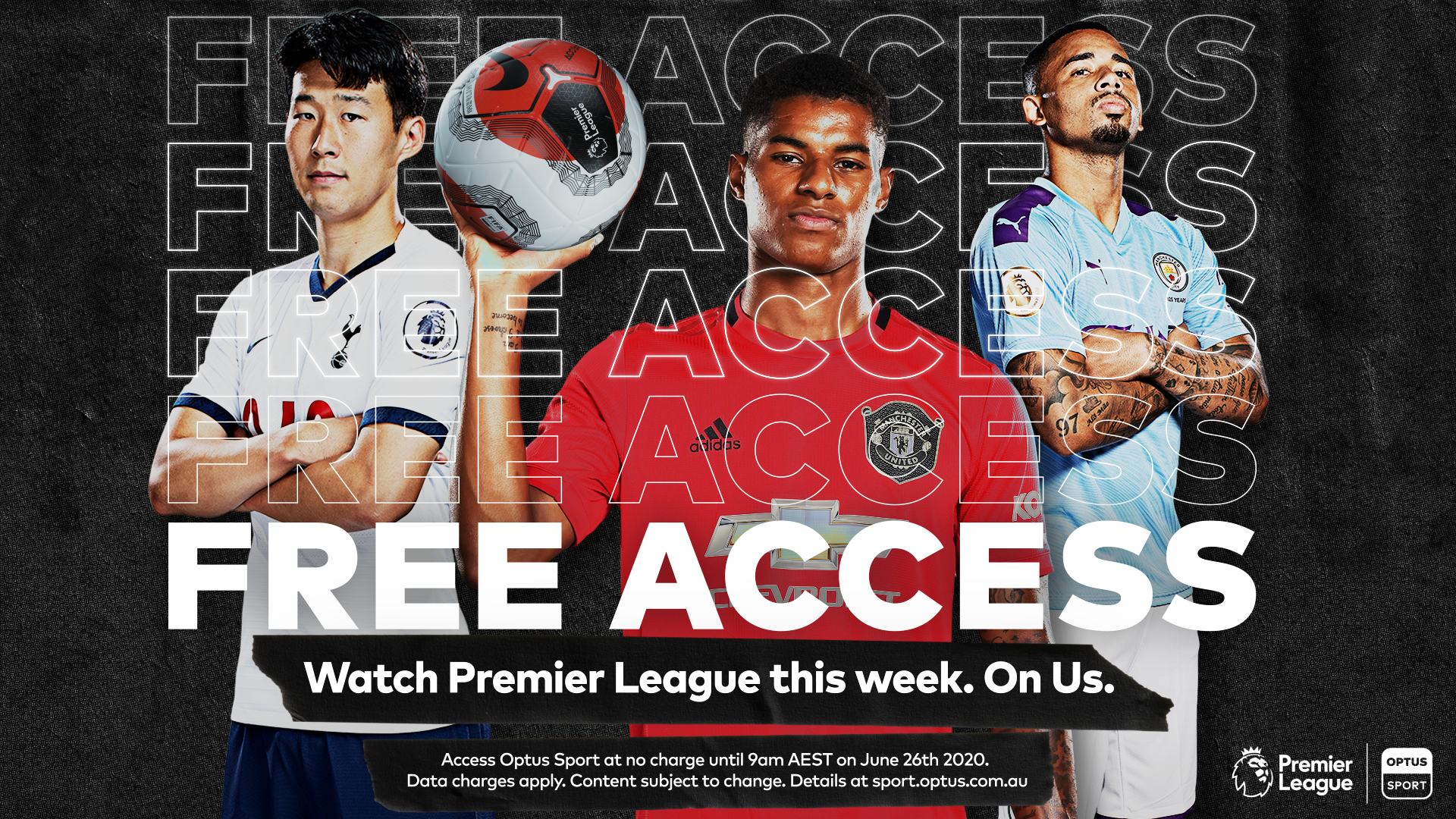 Watch Premier League with free access until 9am AEST June 26