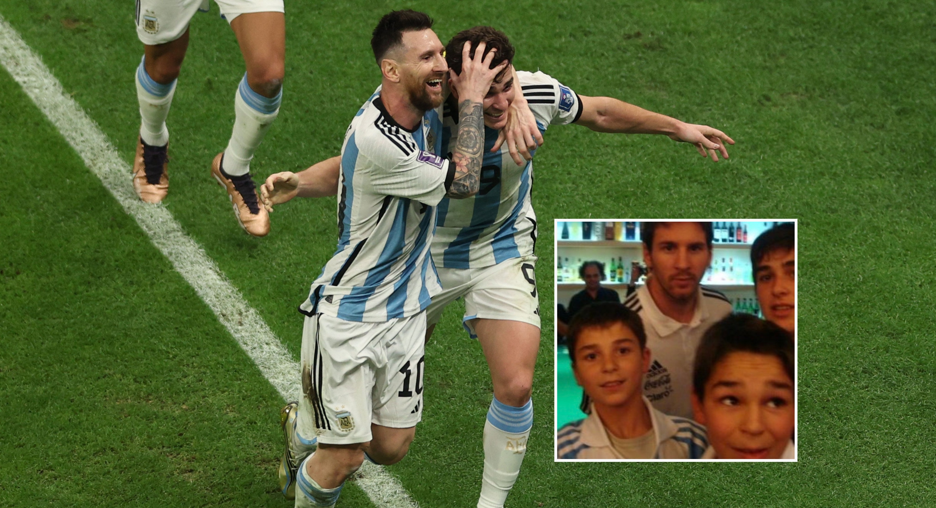 World Cup Winners Julian Alvarez And Lionel Messi FIFA World Cup