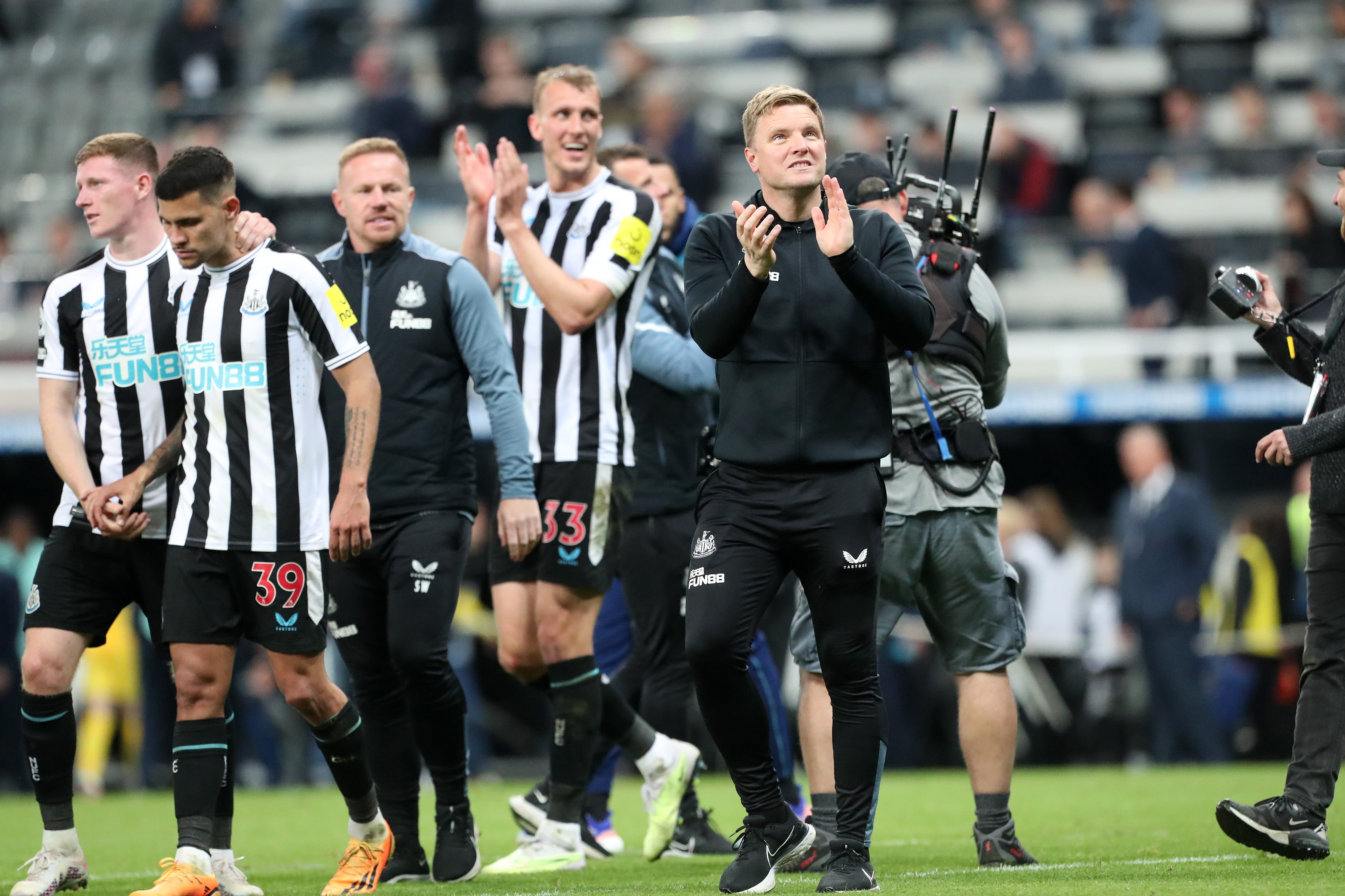 Newcastle United will play in the Champions League for the first